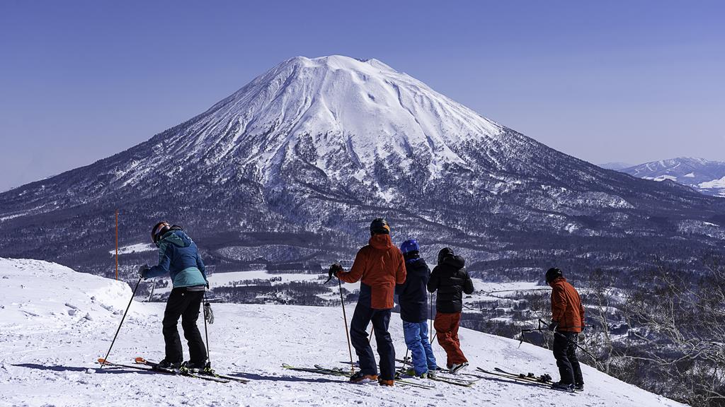 Skiing in Japan